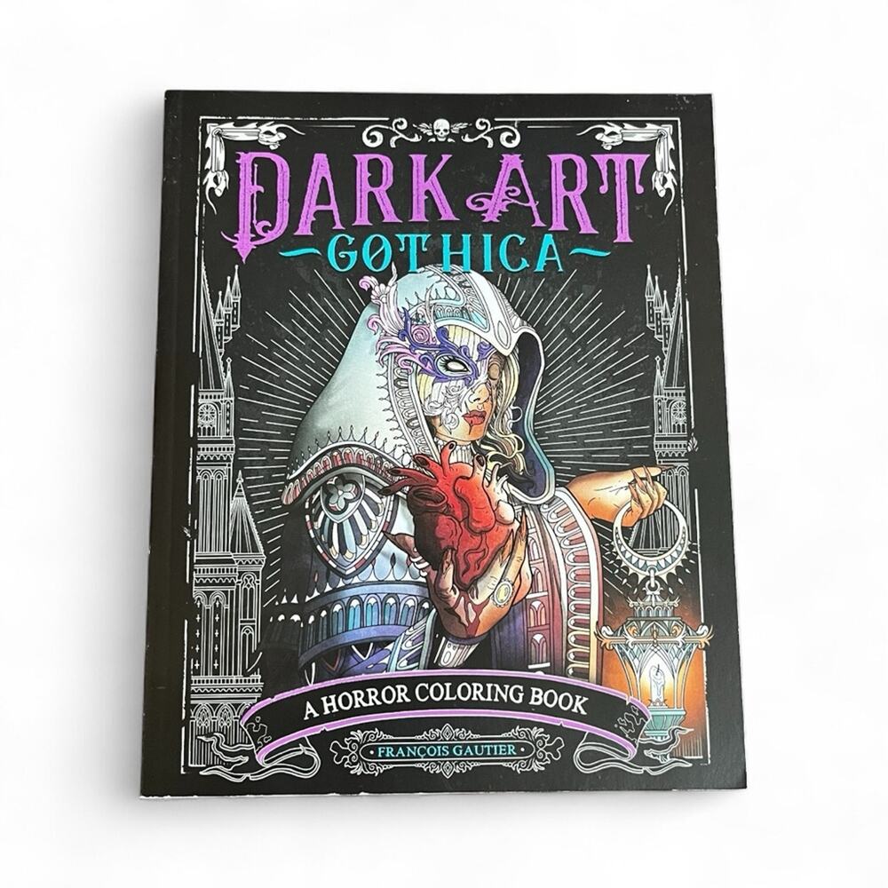NEW Dark Art Gothica Horror Coloring Book
